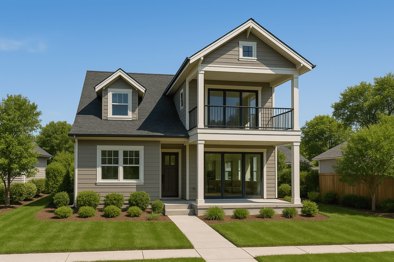 A second story addition that enhances the living space of a home.